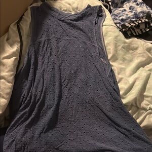 American Eagle Outfitters Blue Tank Top Sleeveless Relaxed Fit